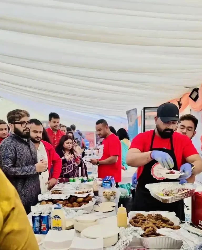 Team at event Pic - Rupaas kitchen in London (Bengali Food)