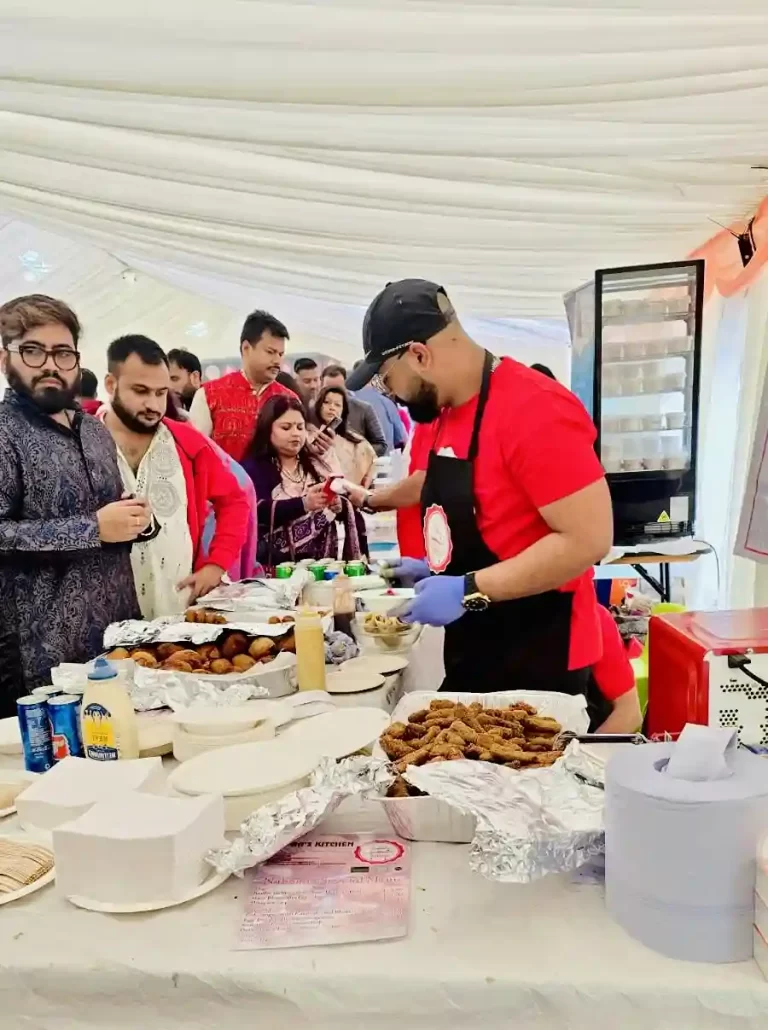 Team at event pic 3 - Rupaas kitchen in London (Bengali Food)